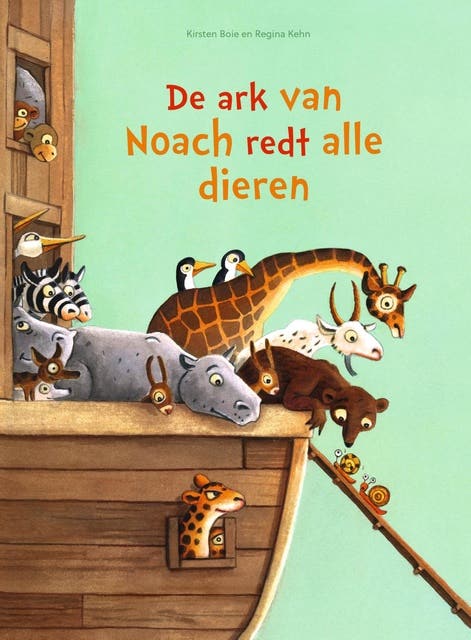 De ark van Noach redt alle dieren – omslag van het luisterboek van Kirtsen Boie,Regina Kehn