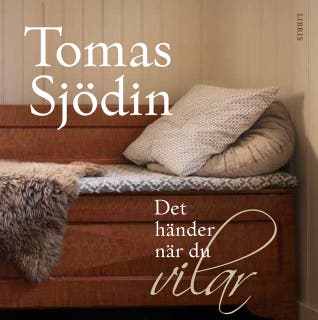 Det händer när du vilar – omslag till ljudboken av Tomas Sjödin