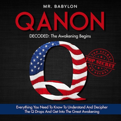 QAnon Decoded: The Awakening Begins – omslag til lydbogen af Mr. Babylon
