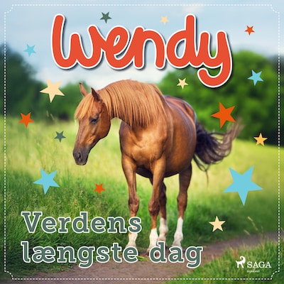 Wendy – Verdens længste dag – omslag til lydbogen af Pernille Saabye