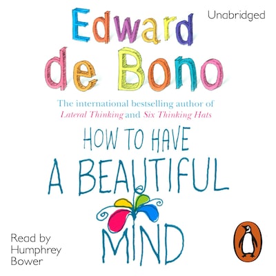 How To Have A Beautiful Mind – omslag til lydbogen af Edward de Bono