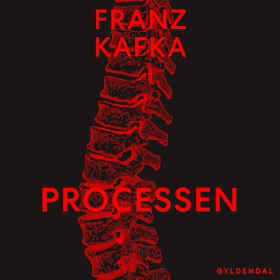 Processen – omslag til lydbogen af Franz Kafka