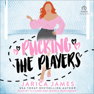 Pucking the Players – omslag til lydbogen af Jarica James