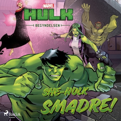 Hulk - Begyndelsen - She-Hulk SMADRE! – omslag til lydbogen af Marvel