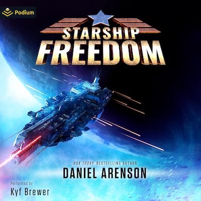 Starship Freedom – omslag til lydbogen af Daniel Arenson