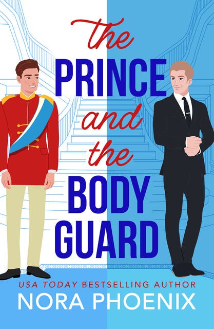 The Prince and the Bodyguard: The BRAND NEW fake dating royal MM romance from USA Today Bestseller Nora Phoenix for 2026 – omslag til lydbogen af Nora Phoenix
