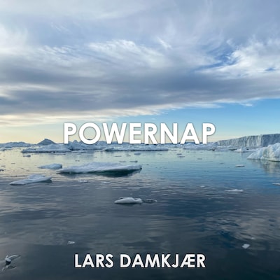 Powernap – omslag til lydbogen af Lars Damkjær