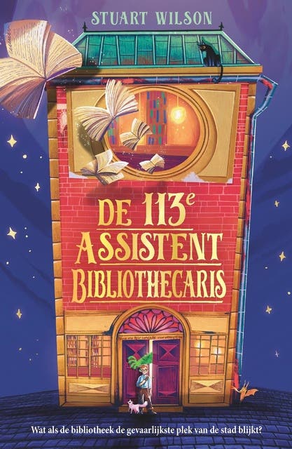 De 113e assistent-bibliothecaris – omslag van het luisterboek van Stuart Wilson