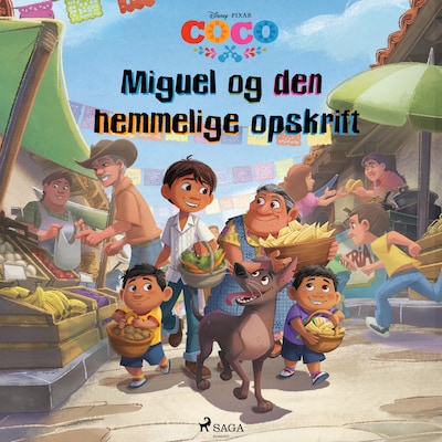 Coco - Miguel og den hemmelige opskrift – omslag til lydbogen af Disney