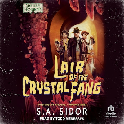 Lair of the Crystal Fang – omslag til lydbogen af S.A. Sidor