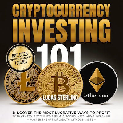 Cryptocurrency Investing 101 – omslag til lydbogen af Lucas Sterling