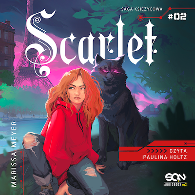 Scarlet – okładka audiobooka, autor Marissa Meyer
