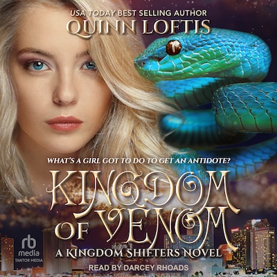 Kingdom of Venom – omslag til lydbogen af Quinn Loftis