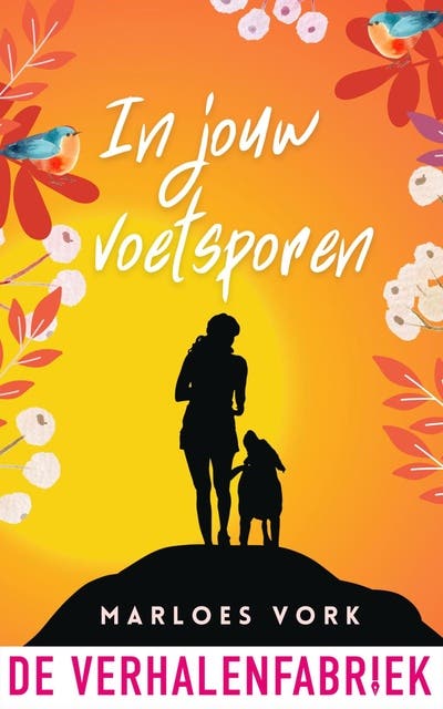 In jouw voetsporen: Hoe vaak moet je verdwalen om eindelijk de weg naar de liefde te vinden? – omslag van het luisterboek van Marloes Vork