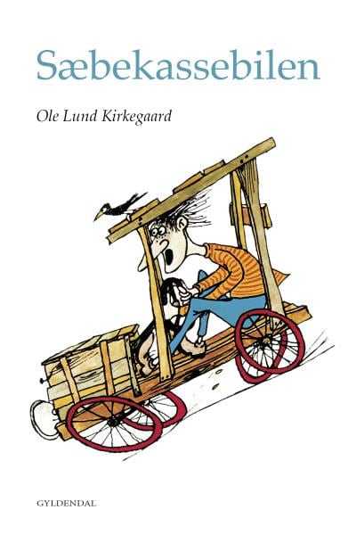 Sæbekassebilen – omslag til lydbogen af Ole Lund Kirkegaard