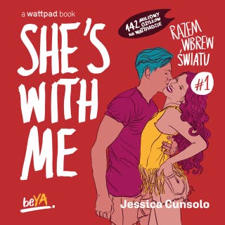 She's With Me – okładka audiobooka, autor Jessica Cunsolo
