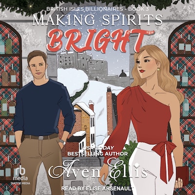 Making Spirits Bright – omslag til lydbogen af Aven Ellis