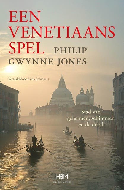 Een Venetiaans spel – omslag van het luisterboek van Philip Gwynne Jones