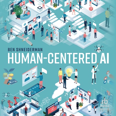 Human-Centered AI – omslag til lydbogen af Ben Shneiderman