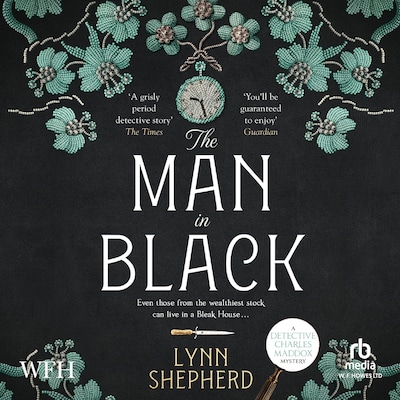 The Man in Black – omslag til lydbogen af Lynn Shepherd