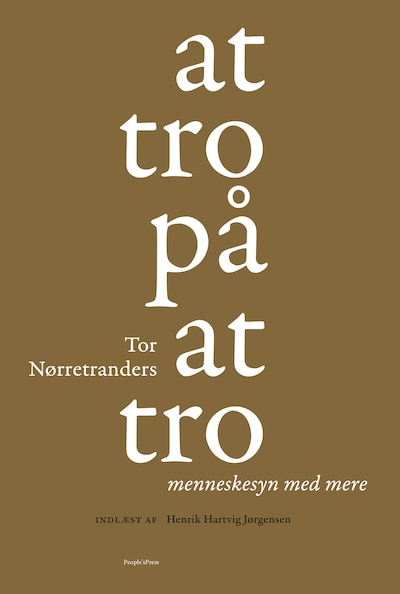 At tro på at tro – omslag til lydbogen af Tor Nørretranders