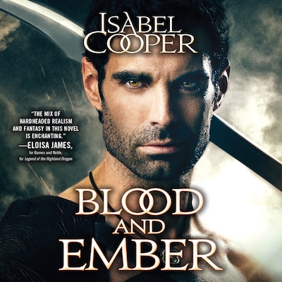 Blood and Ember – omslag til lydbogen af Isabel Cooper