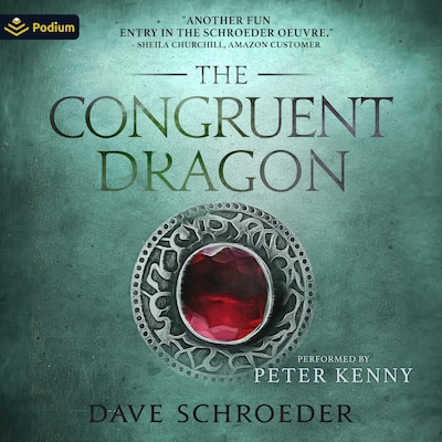 The Congruent Dragon – omslag til lydbogen af Dave Schroeder
