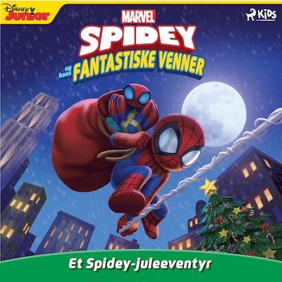 Spidey og hans fantastiske venner - Et Spidey-juleeventyr – omslag til lydbogen af Marvel