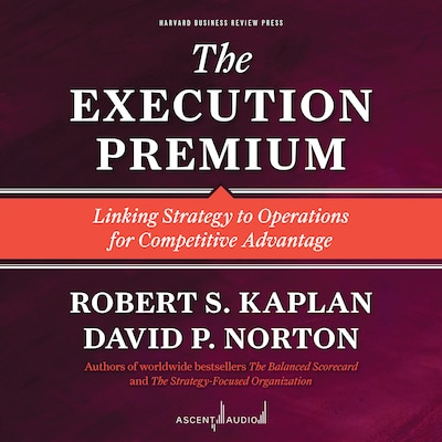 The Execution Premium – omslag til lydbogen af Robert S. Kaplan, David P. Norton