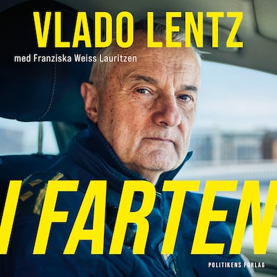 I farten – omslag til lydbogen af Vlado Lentz, Franziska Weiss Lauritzen