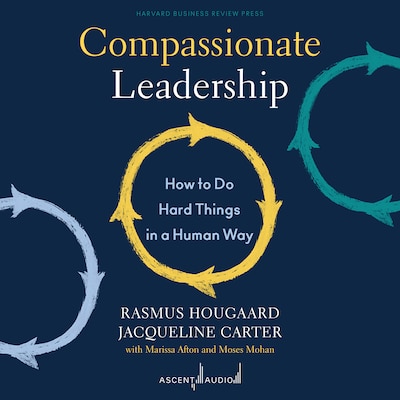 Compassionate Leadership – omslag til lydbogen af Rasmus Hougaard, Jacqueline Carter