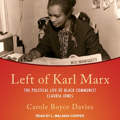 Left of Karl Marx – omslag til lydbogen af Carole Boyce Davies