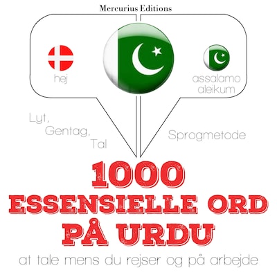 1000 essentielle ord i Urdu – omslag til lydbogen af JM Gardner