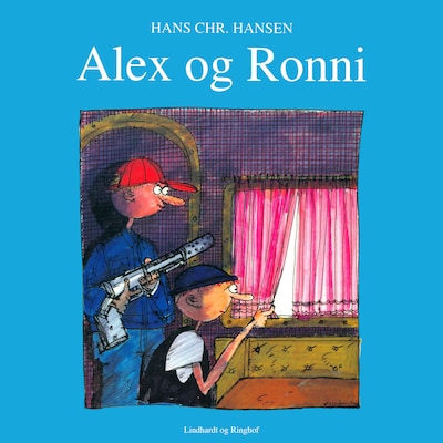 Alex og Ronni – omslag til lydbogen af Hans Christian Hansen
