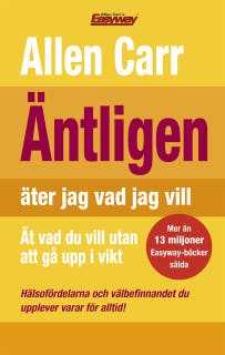 Äntligen äter jag vad jag vill – omslag till ljudboken av Allen Carr