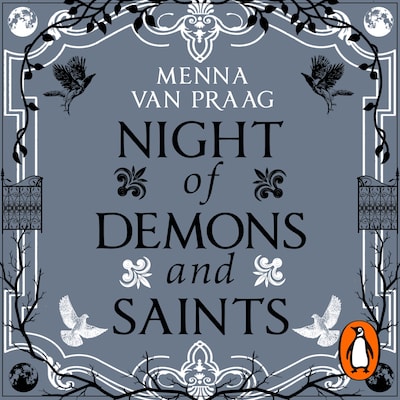 Night of Demons and Saints – omslag til lydbogen af Menna van Praag