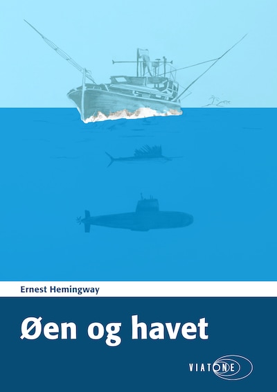 Øen og havet – omslag til lydbogen af Ernest Hemingway