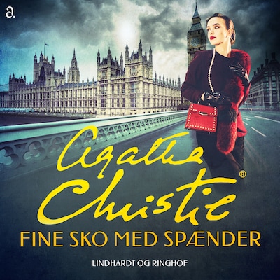 Fine sko med spænder – omslag til lydbogen af Agatha Christie