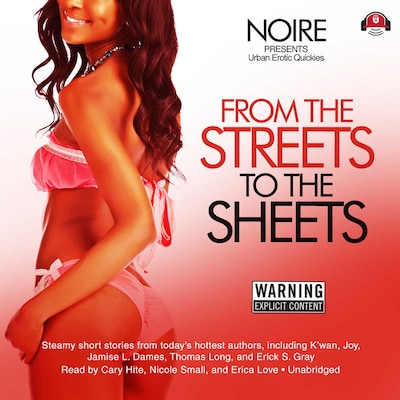 From the Streets to the Sheets – omslag til lydbogen af Noire