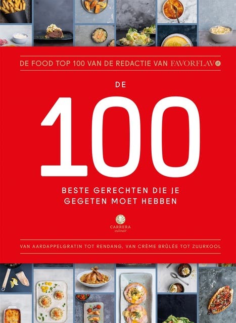 De 100 beste gerechten die je gegeten moet hebben: De food top 100 van de redactie van FavorFlav – omslag van het luisterboek van Marcus Polman