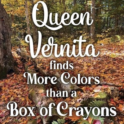 Queen Vernita Finds More Colors Than a Box of Crayons – omslag til lydbogen af Dawn Menge