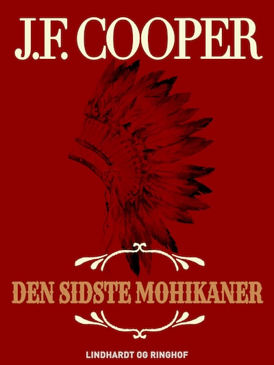 Den sidste mohikaner – omslag til lydbogen af J.F. Cooper