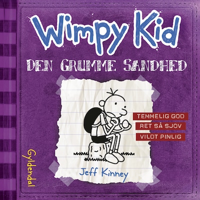 Wimpy Kid 5 - Den grumme sandhed – omslag til lydbogen af Jeff Kinney