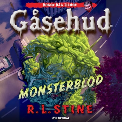 Gåsehud - Monsterblod – omslag til lydbogen af R. L. Stine