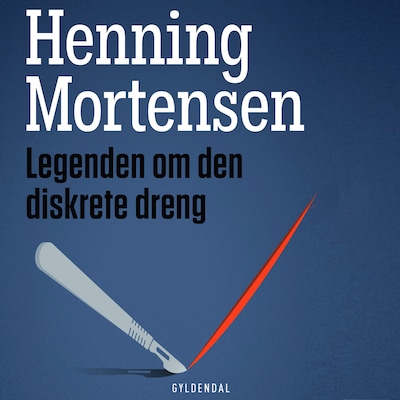 Legenden om den diskrete dreng – omslag til lydbogen af Henning Mortensen