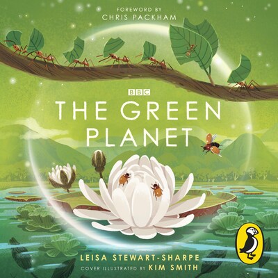 The Green Planet – omslag til lydbogen af Leisa Stewart-Sharpe