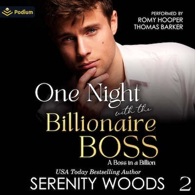 One Night with the Billionaire Boss – omslag til lydbogen af Serenity Woods