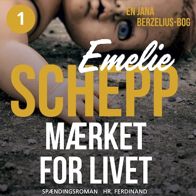 Mærket for livet – omslag til lydbogen af Emelie Schepp