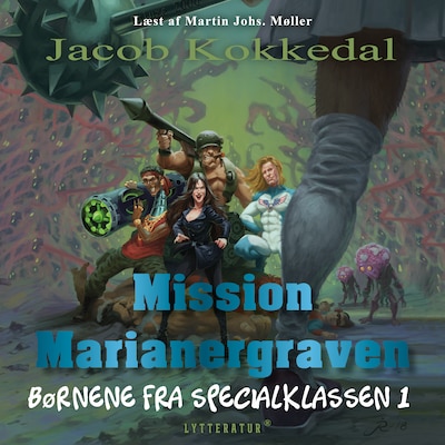 Mission Marianergraven – omslag til lydbogen af Jacob Kokkedal