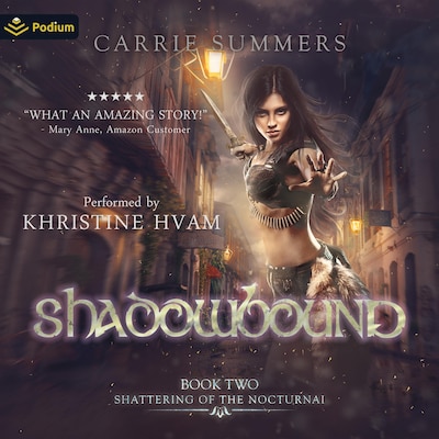 Shadowbound – omslag til lydbogen af Carrie Summers
